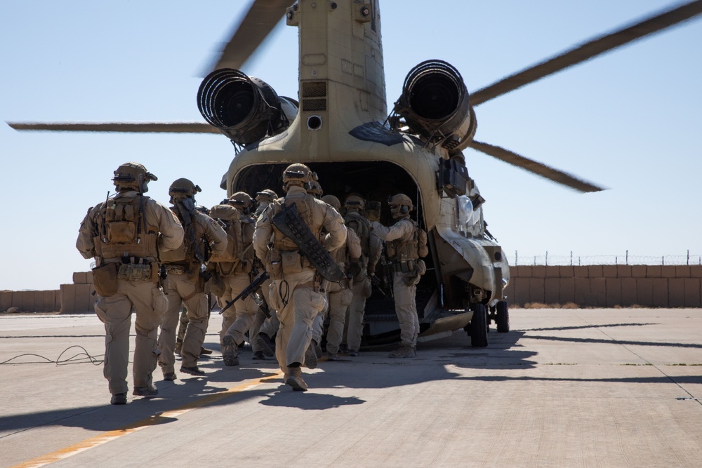 101st CAB and Coalition forces conduct joint Training Mission at Al Asad Air Base