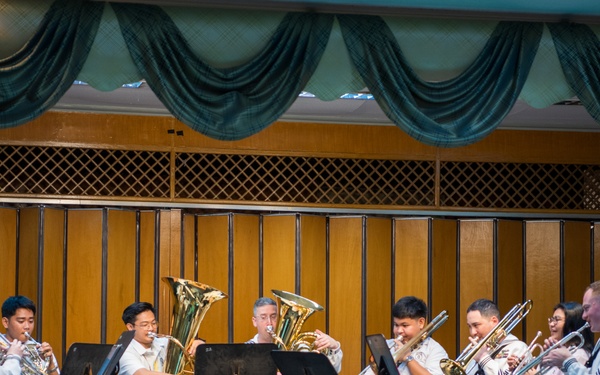 U.S. 7th Fleet Band visits the University of Santo Tomas Conservatory of Music