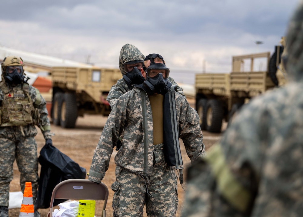 CBRN defense specialists conduct biological warfare exercise