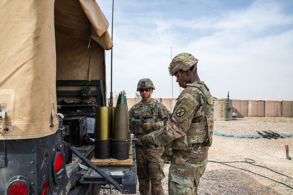 10th Mountain Division Conducts M119A3 Howitzer LFX at AAAB