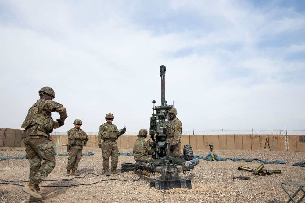 10th Mountain Division Conducts M119A3 Howitzer LFX at AAAB