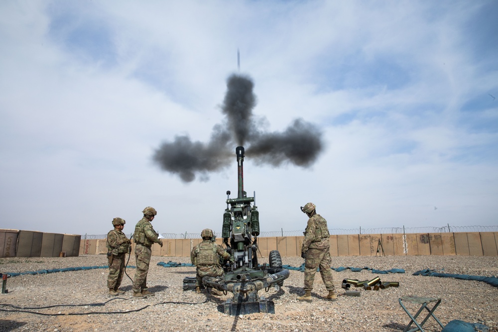 10th Mountain Division Conducts M119A3 Howitzer LFX at AAAB