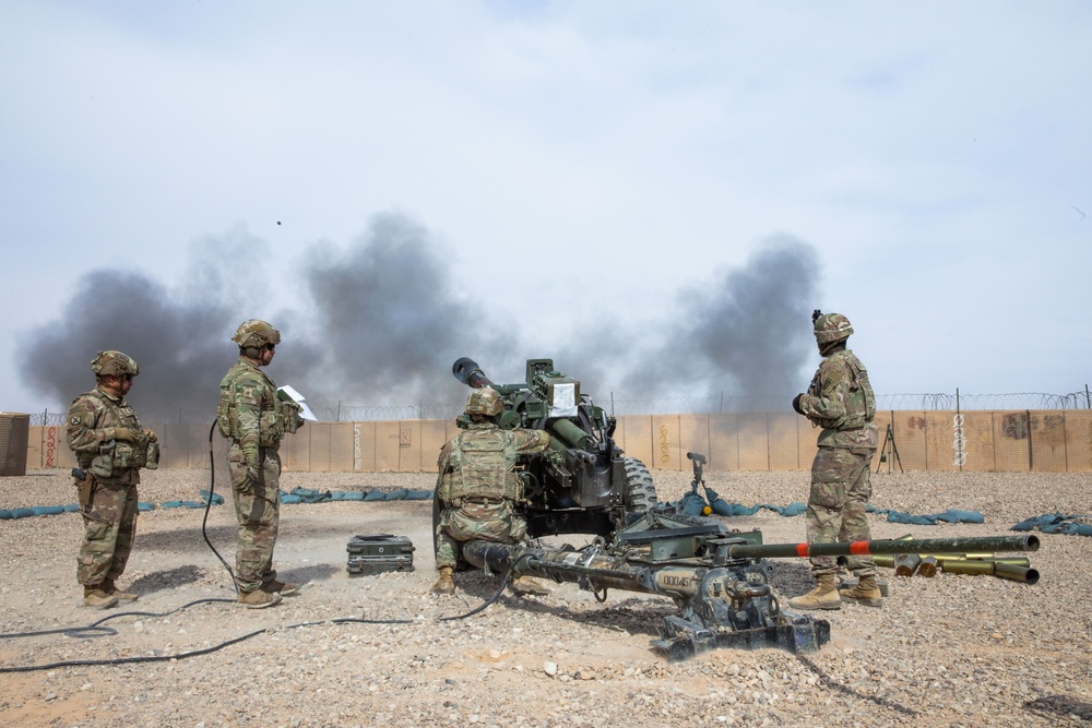 10th Mountain Division Conducts M119A3 Howitzer LFX at AAAB