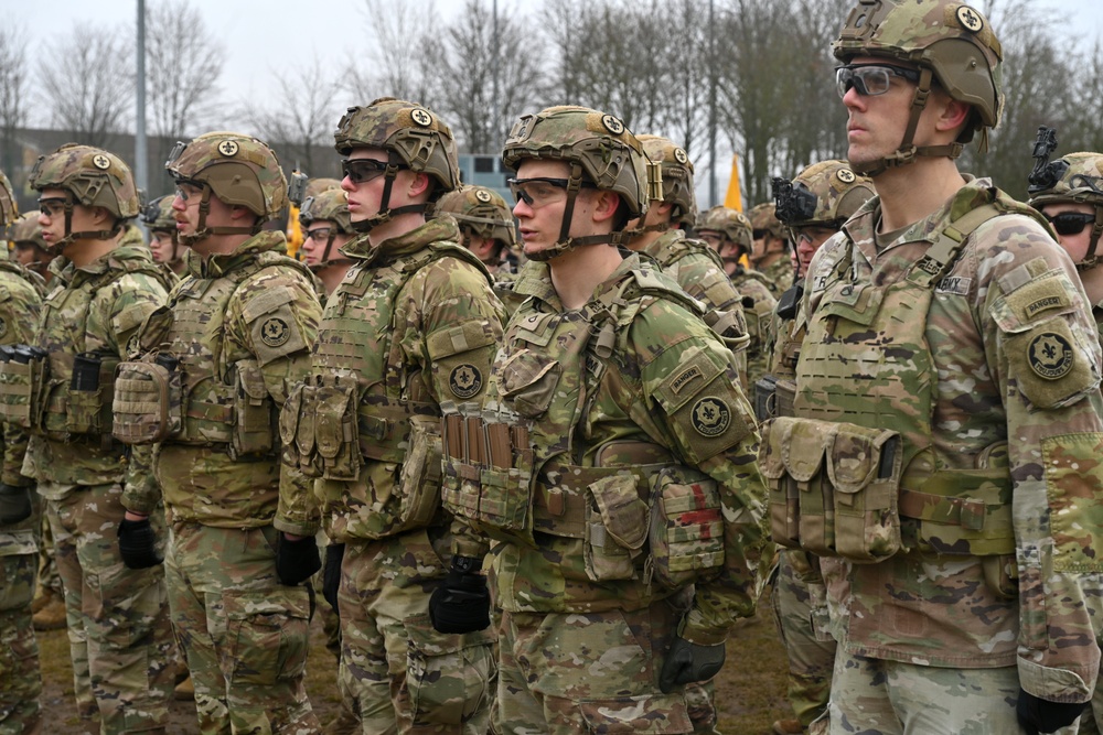 2nd Cavalry Regiment Battle Patch Ceremony