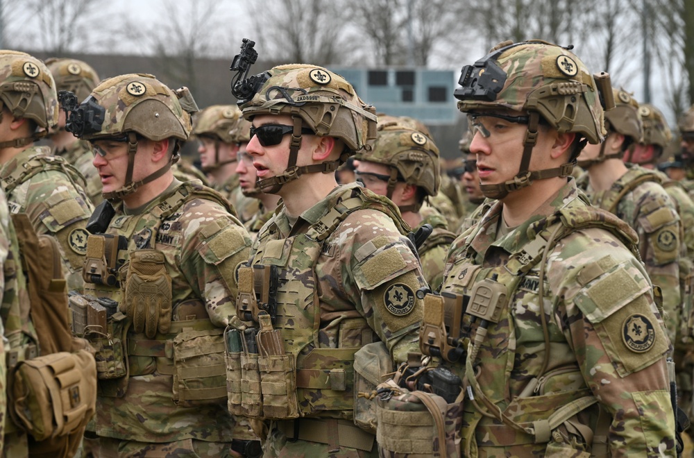 2nd Cavalry Regiment Battle Patch Ceremony