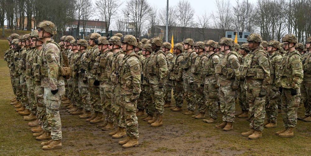 2nd Cavalry Regiment Battle Patch Ceremony