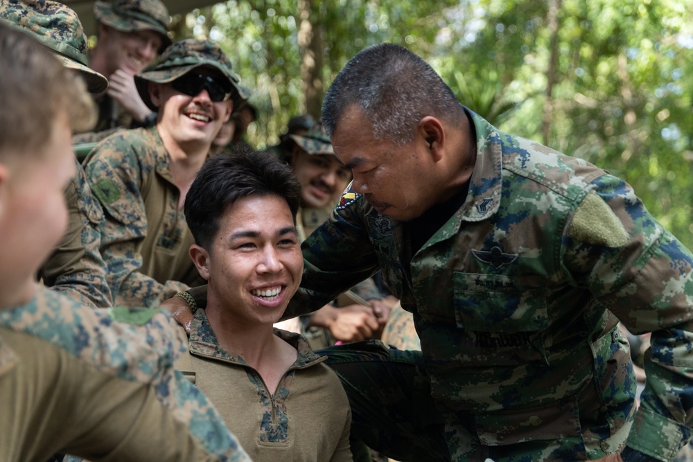 Cobra Gold 25: 1st LAR Bn. Marines, sailors learn jungle survival skills
