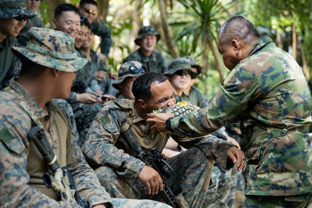 Cobra Gold 25: 1st LAR Bn. Marines, sailors learn jungle survival skills