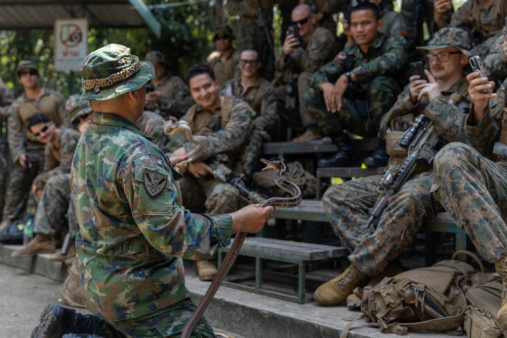 Cobra Gold 25: 1st LAR Bn. Marines, sailors learn jungle survival skills