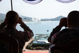 U.S., Thai, Republic of Korea, Singaporean armed forces conduct an integrated amphibious exercise during Cobra Gold