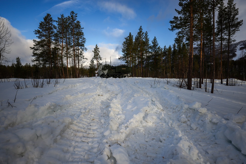 MLRS battalion conducts platoon training with M270A2 launchers in Norway during exercise