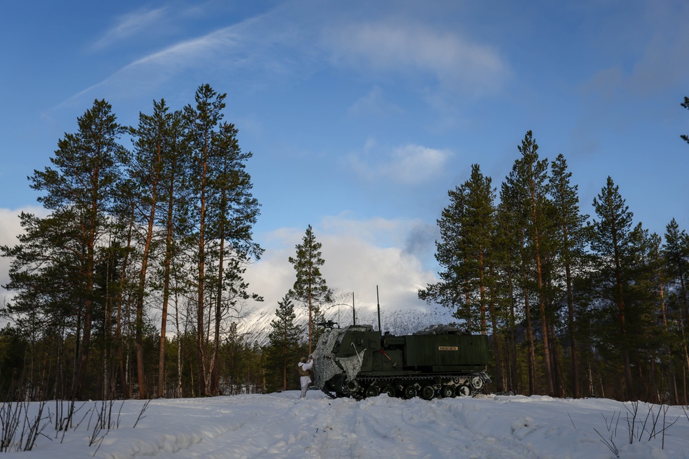 MLRS battalion conducts training with M270A2 launchers in Norway during exercise