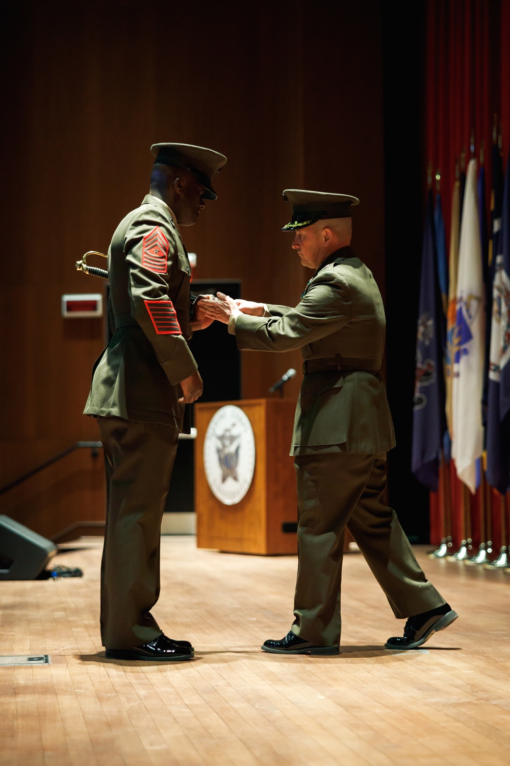 HQBn, TECOM Sergeant Major Relief and Appointment Ceremony