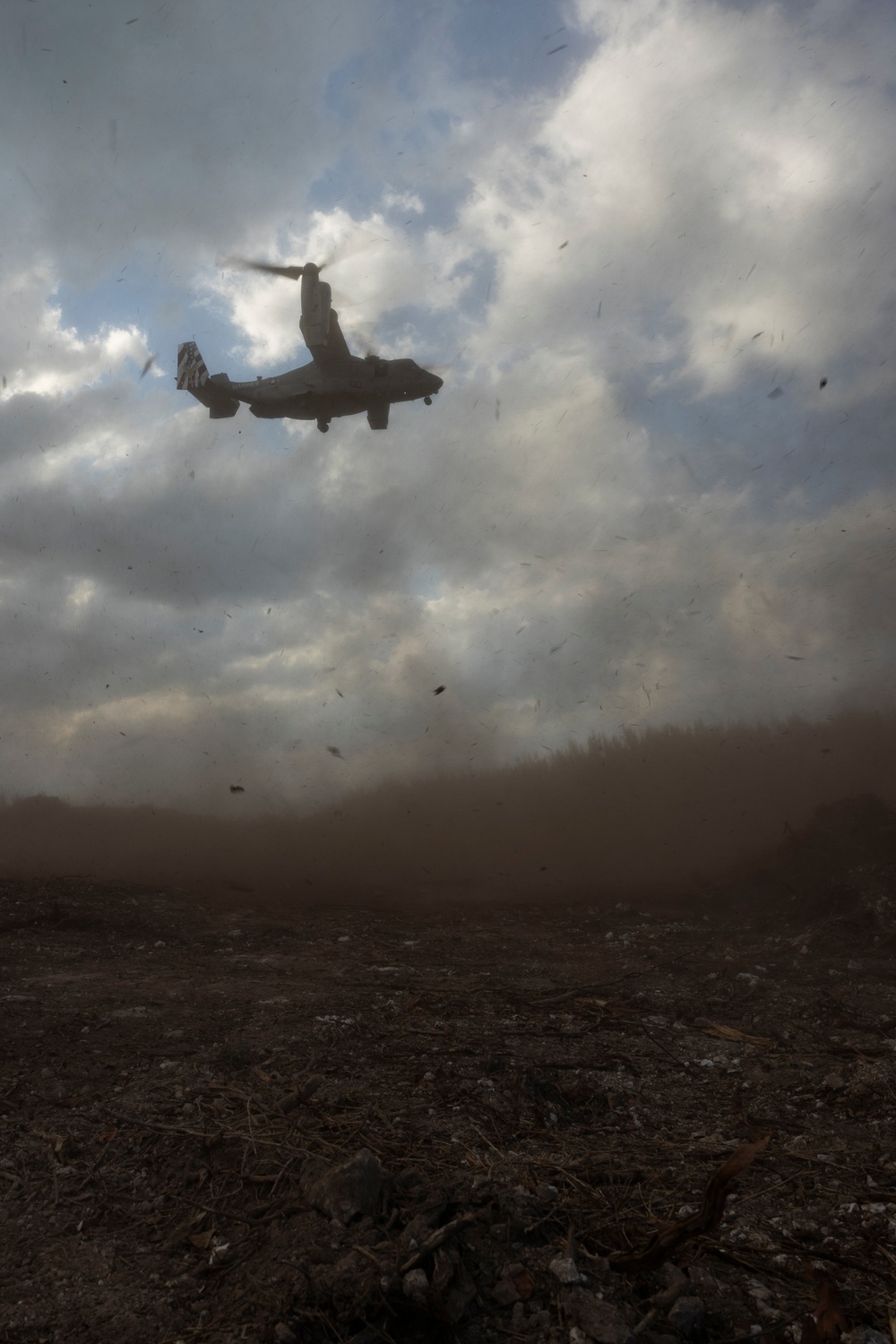 U.S. Marines with 2nd MAW receive first aircraft on a new expeditionary landing zone in the Bahamas