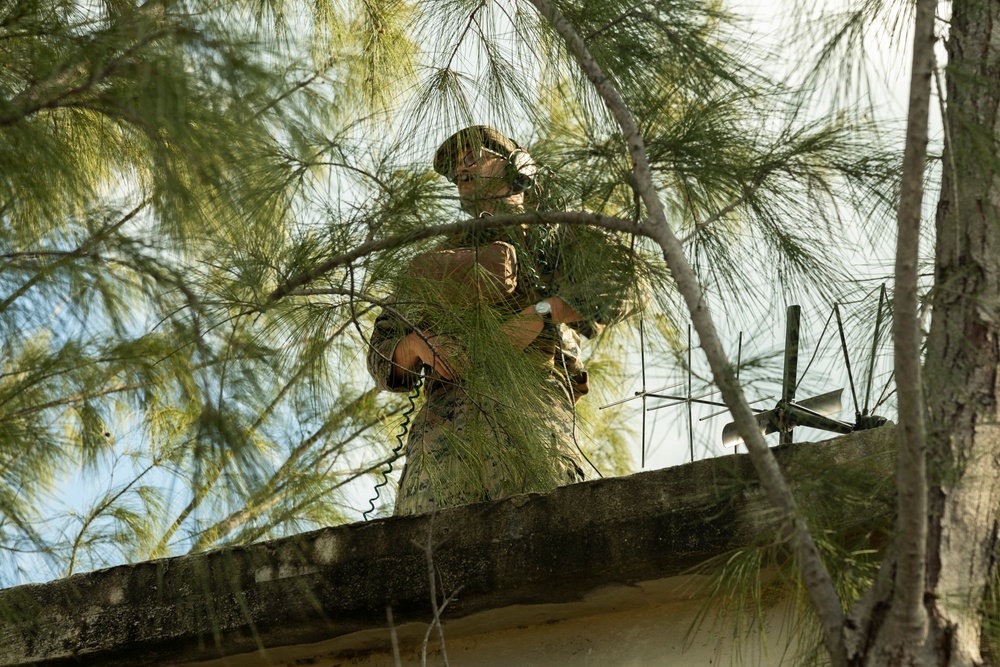 U.S. Marines with 2nd MAW receive first aircraft on a new expeditionary landing zone in the Bahamas