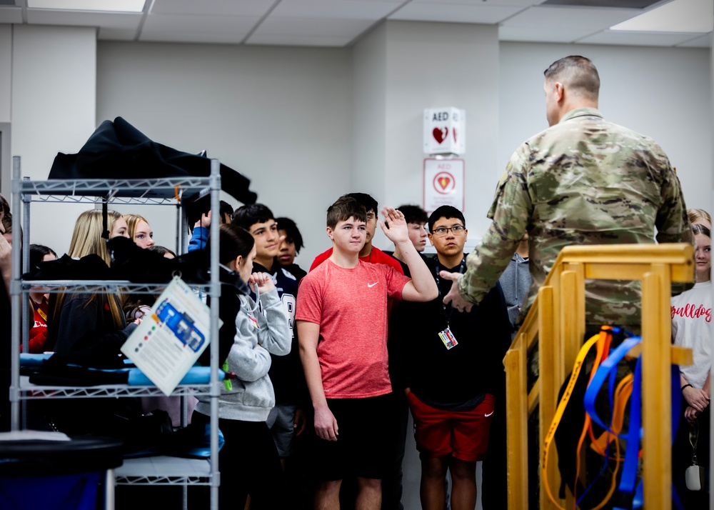 Cache Middle School's STEM program Tours Fort Sill