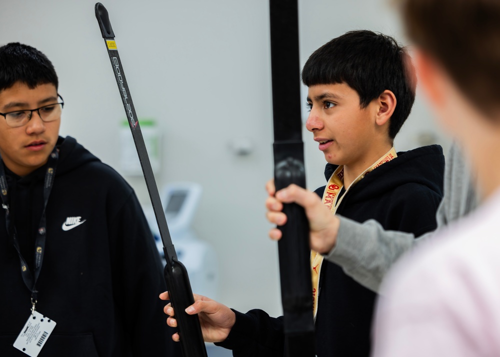 Cache Middle School's STEM program Tours Fort Sill