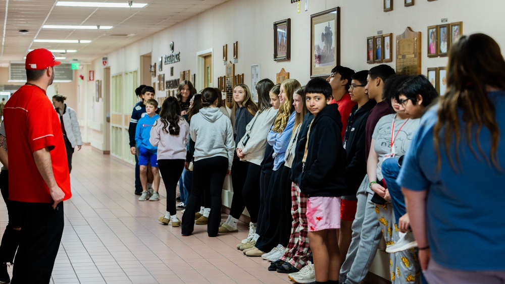 Cache Middle School's STEM program Tours Fort Sill