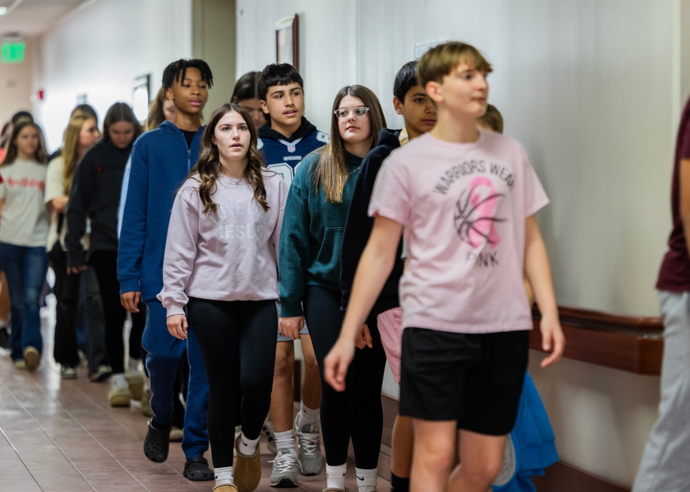 Cache Middle School's STEM program Tours Fort Sill