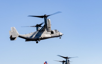 U.S. Marines and Sailors receive distinguished visitors in The Bahamas