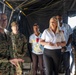 U.S. Marines and Sailors receive distinguished visitors in The Bahamas