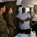 U.S. Marines and Sailors receive distinguished visitors in The Bahamas