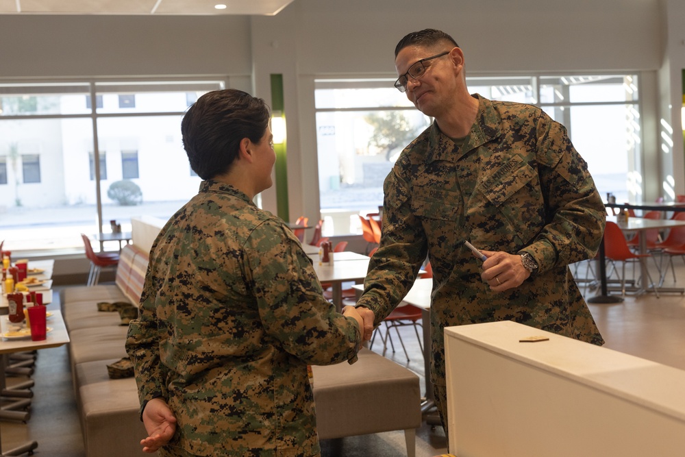 Sergeant Major of the Marine Corps Carlos A. Ruiz visits MCAS Yuma