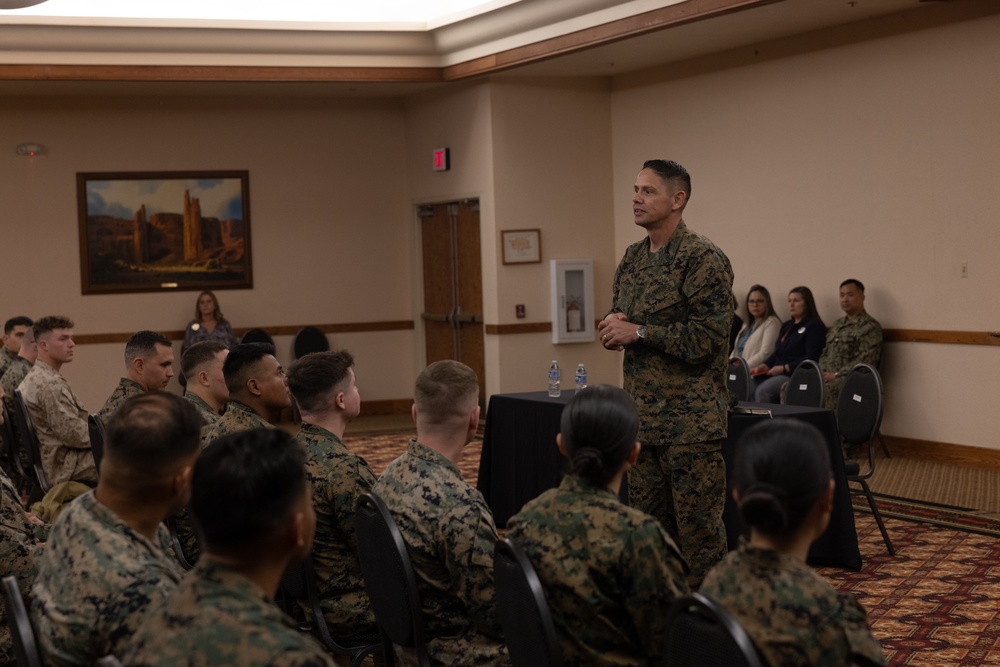 Sergeant Major of the Marine Corps Carlos A. Ruiz visits MCAS Yuma