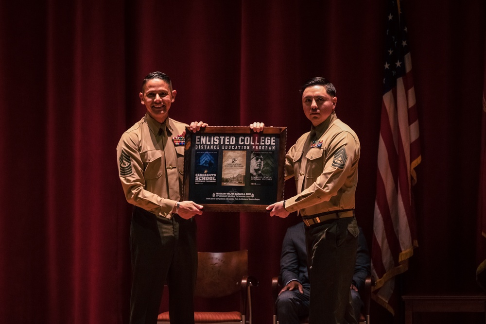 Enlisted College Seminar Class 2-25 Graduation