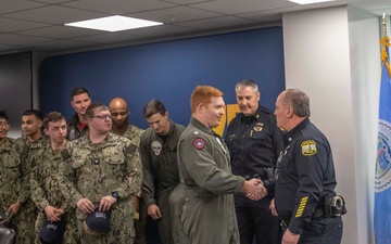 VFA-34 Recognized by Virginia Beach PD