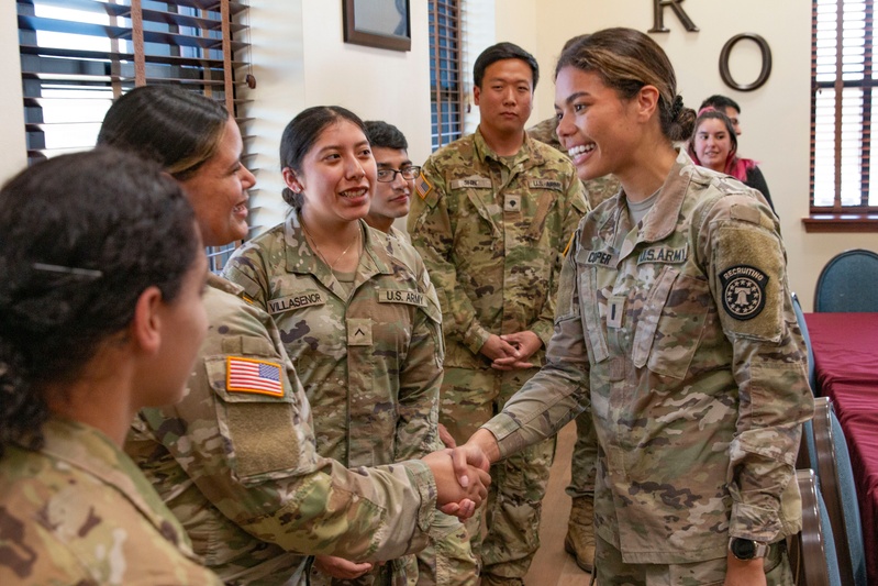 Miss USA Visits Fort Riley and the Big Red One