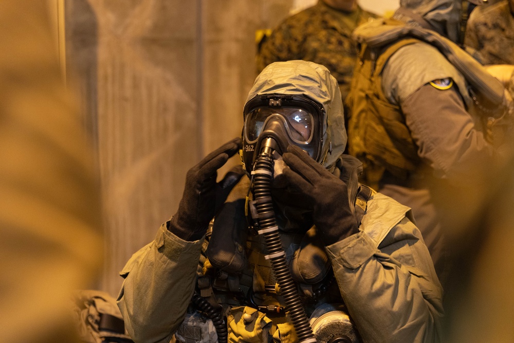 NAVAIR conducts CBRN training for Marines