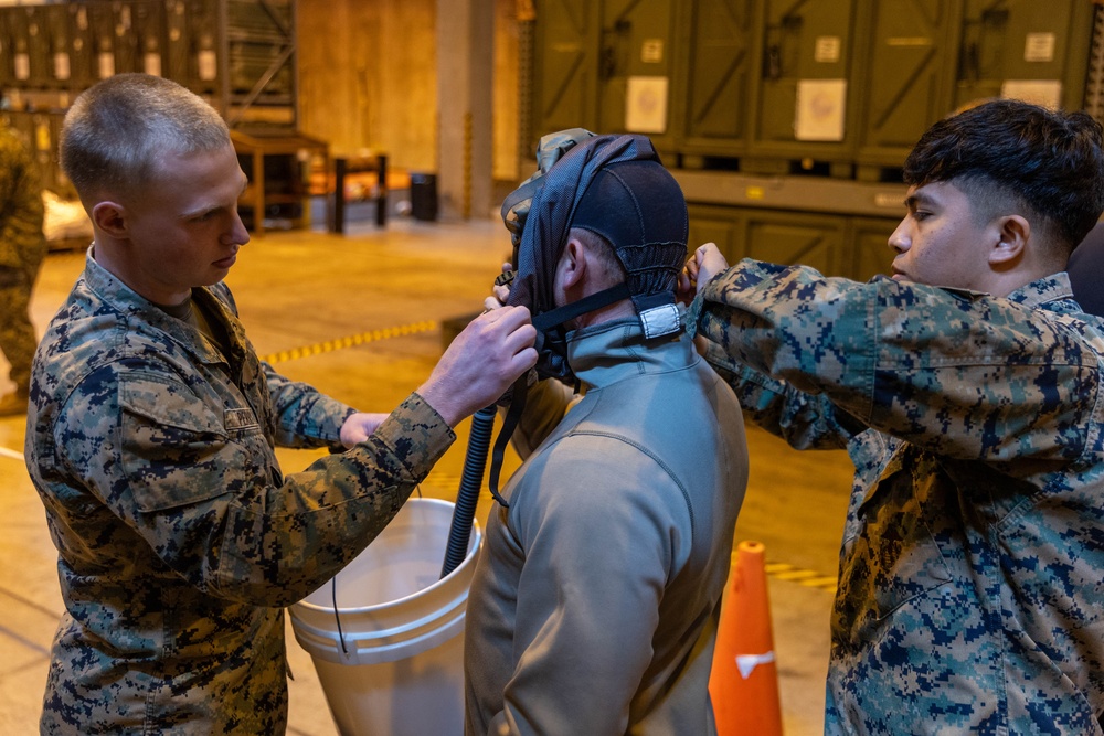 NAVAIR conducts CBRN training for Marines