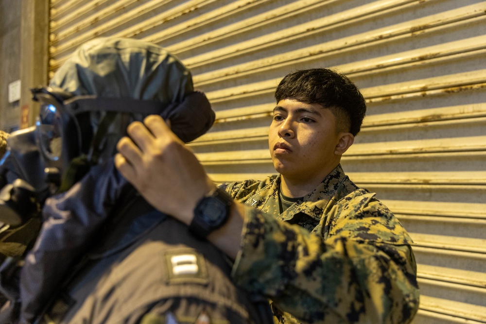 NAVAIR conducts CBRN training for Marines