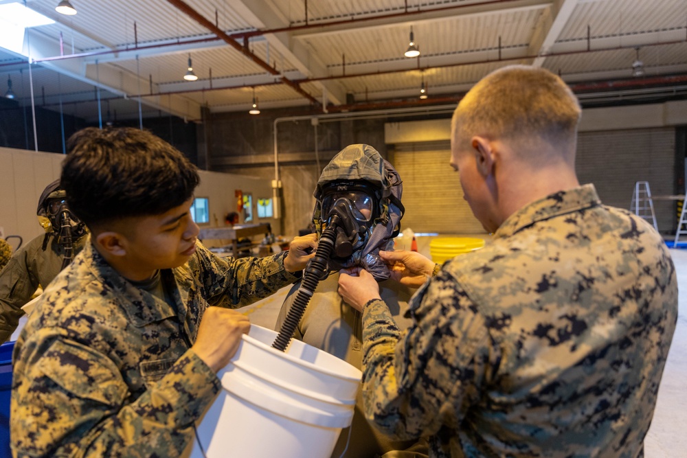 NAVAIR conducts CBRN training for Marines