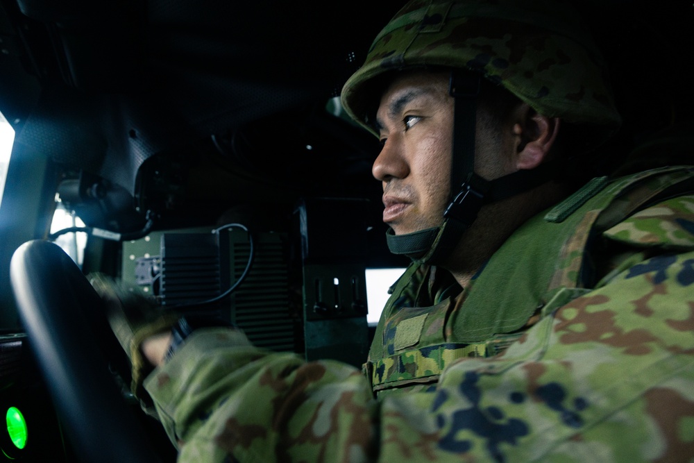 Iron Fist 25 | CLB 31, JGSDF conduct bilateral convoy simulator training