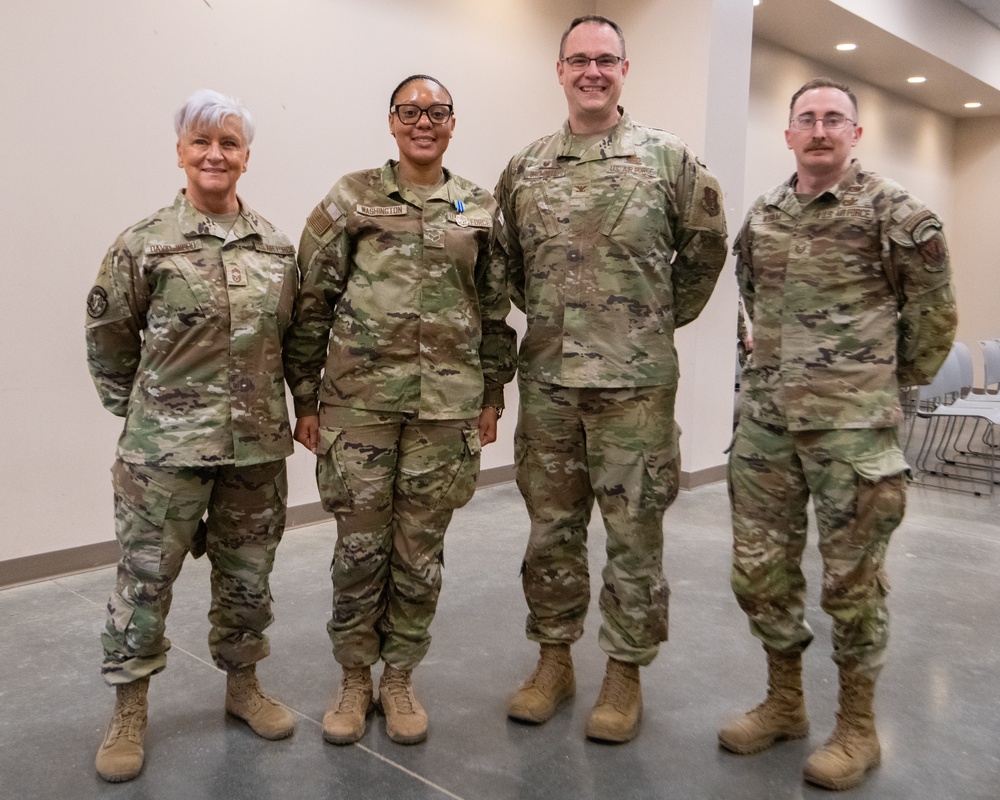 Leadership, Family Welcome Home Taskforce Indiana Airmen and Soldiers