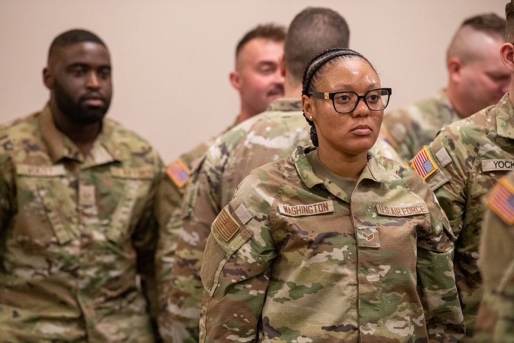 Leadership, Family Welcome Home Taskforce Indiana Airmen and Soldiers