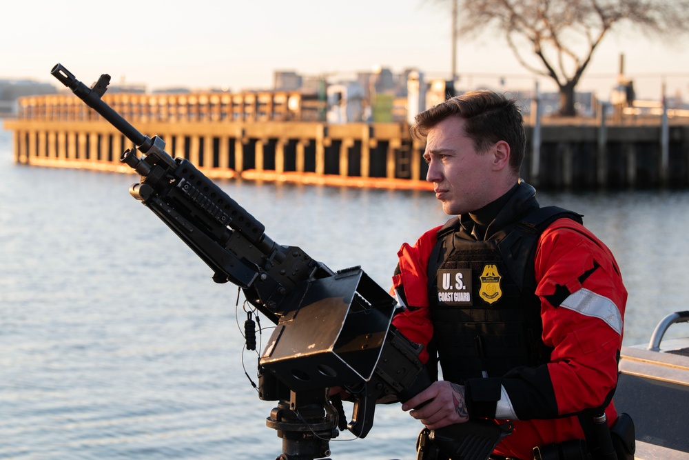 Coast Guard secures capital's waterways during president's address to joint session of congress