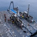 U.S. Naval Ship Dahl conducts offload operations with 3rd Marine Logistics Group