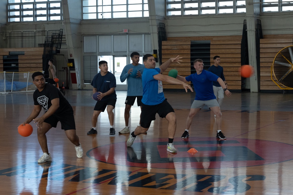 MCIPAC Marines and sailors compete against each other in the Pacific Iron Challenge