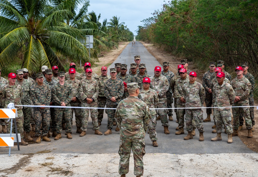 Ribbon Cutting Ceremony on Tinian