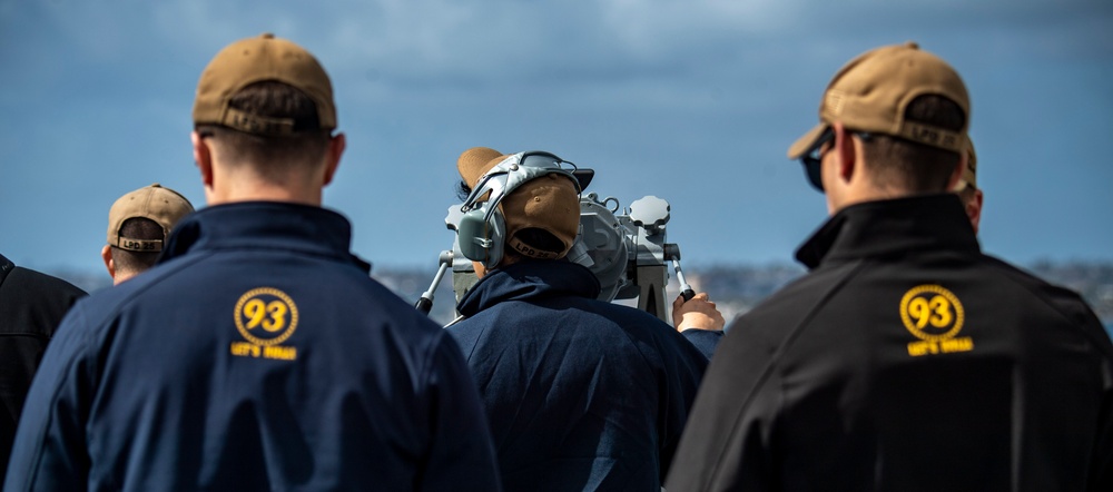 USS Somerset (LPD 25) gets underway in support of QUART 25.2