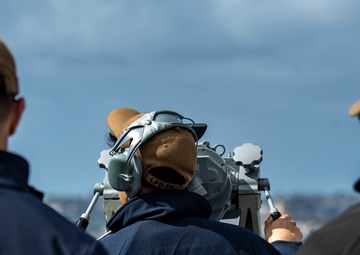 USS Somerset (LPD 25) gets underway in support of QUART 25.2