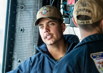 USS Somerset (LPD 25) gets underway in support of QUART 25.2