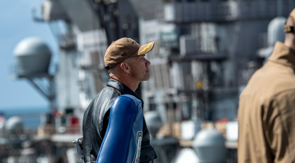 USS Somerset (LPD 25) gets underway in support of QUART 25.2