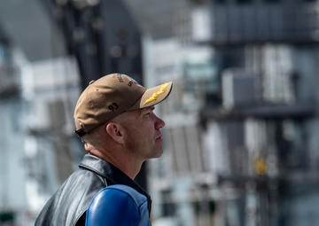 USS Somerset (LPD 25) gets underway in support of QUART 25.2