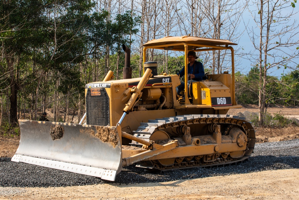 U.S. and Royal Thai Marines Build Roads and Partnerships During Cobra Gold