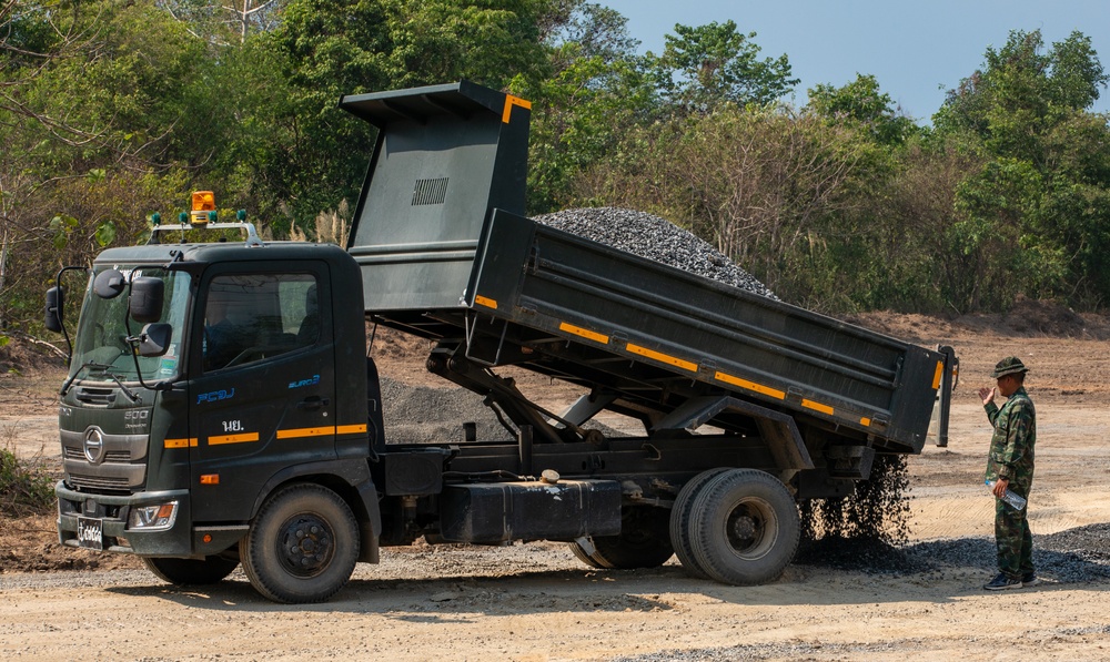 U.S. and Royal Thai Marines Build Roads and Partnerships During Cobra Gold