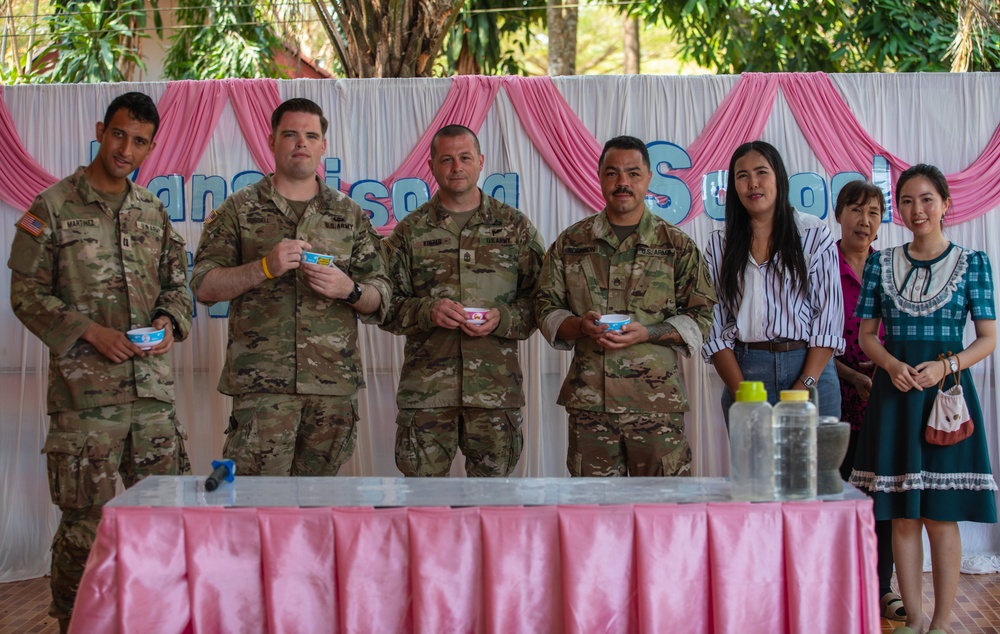 U.S. Army Soldiers Engage in Cultural Exchange and Education During Cobra Gold 25